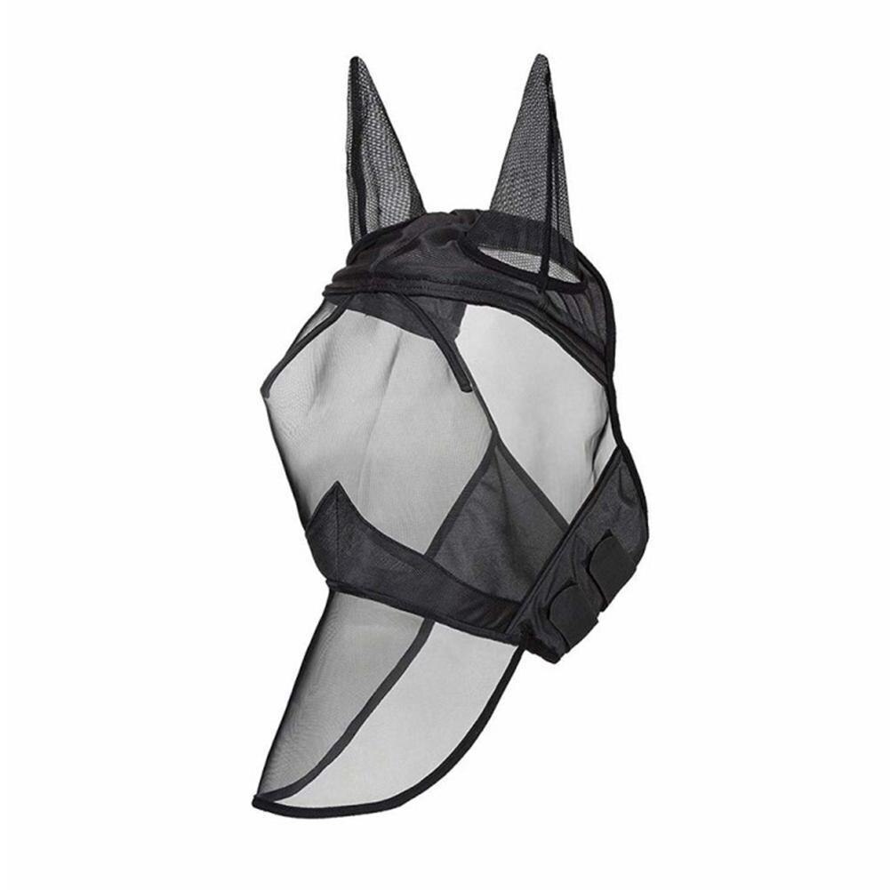 Insect-Proof Head Cover Voor Paarden, Vliegende Masker Voor Paarden, Paard Levert, paardensport Comfortabel Ademend Masker En Z7Q8