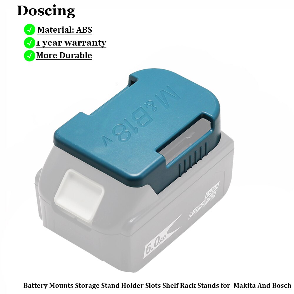 5Pcs Battery Storage battery case battery holder Rack Holder Case for Makita 18V Fixing Devices