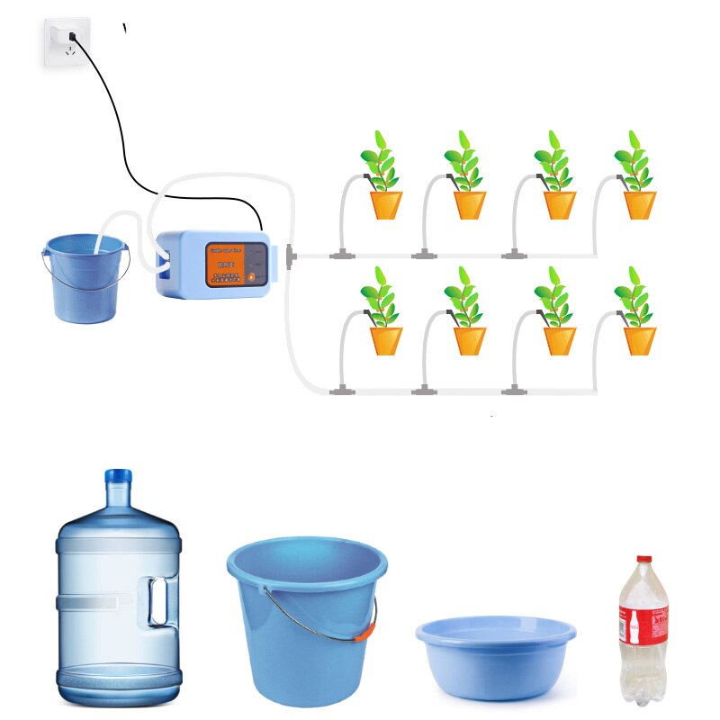 Wifi telefon fjärrkontroll trädgårdsvatten timers automatisk styrenhet vattning timer fjärr smart bevattning för hem trädgård
