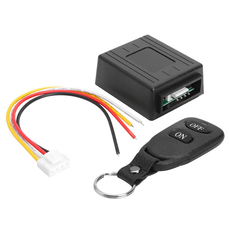 Car Wireless Remote Control Switch Operation Simple Conveninently ON/OFF Button DIY Electronic Lock Universal: B