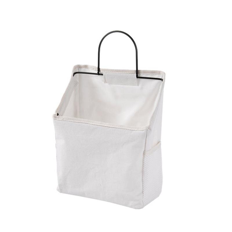 Sac de rangement en toile mural | Grande porte 1 unité, sac de rangement mural de toile, sac suspendu pour magazines, sac de rangement de vêtements de ménage