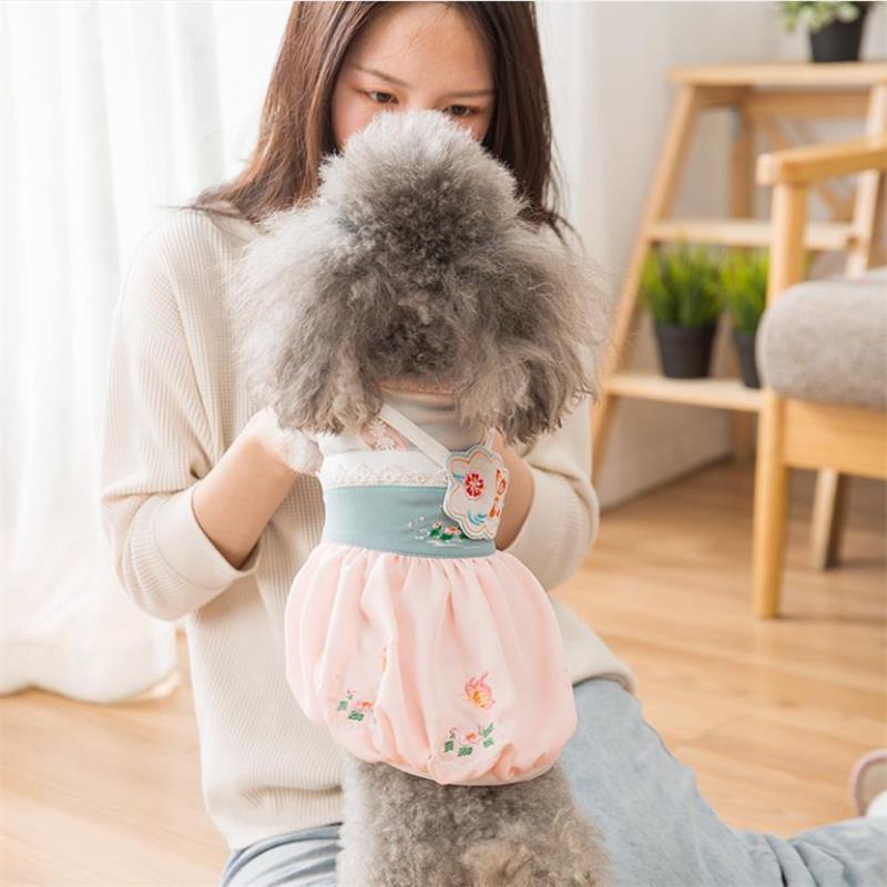 Zomer Jurk Voor Hond Hond Kleren Etnische Stijl Rok Puppy Kleding Lente Mode Jean Pet Kat Kleding Jurk XS-XXL