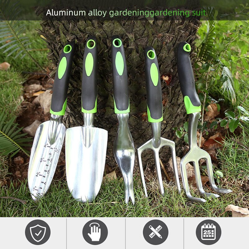 Hånd ukrudtsværktøj alluminum legering gaffel skovl rive ukrudtsplante transplantat graveværktøj haveplantningsværktøj dreng
