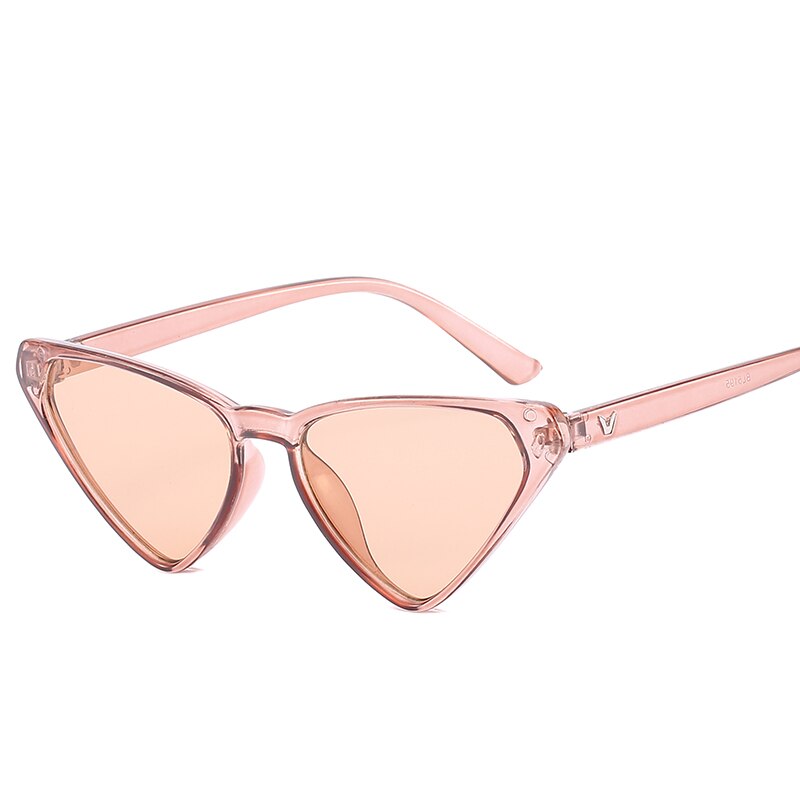 Cat eyes wandelzonnebril dames retro vintage zonnebril heren toerisme auto zonnebril casual acryl  uv400: 11-bj5195-c5