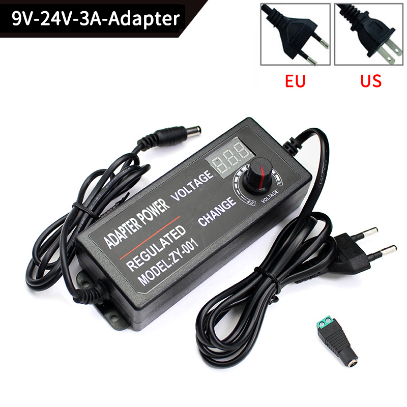 Transformateur d'alimentation réglable, 3V, 9V, 12V, 24 V, AC, DC, avec écran d'affichage, 220V à 12V, 24 V: Rose Red / 380V