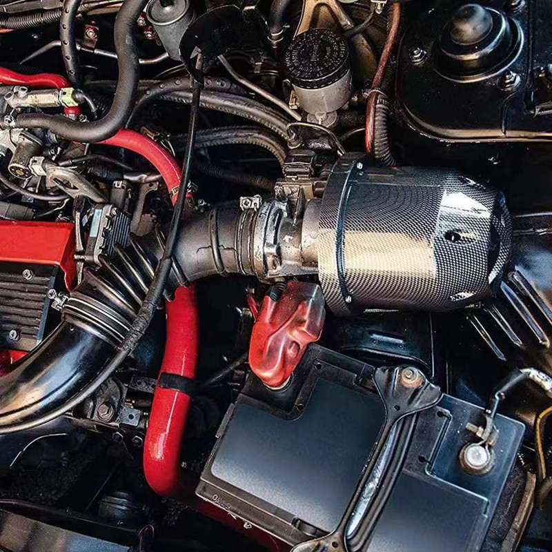 Filtro de aire Universal para coche, accesorios de modificación de gran flujo, cabeza de seta, entrada de aire deportiva, alto flujo, 76mm, 1 piezas