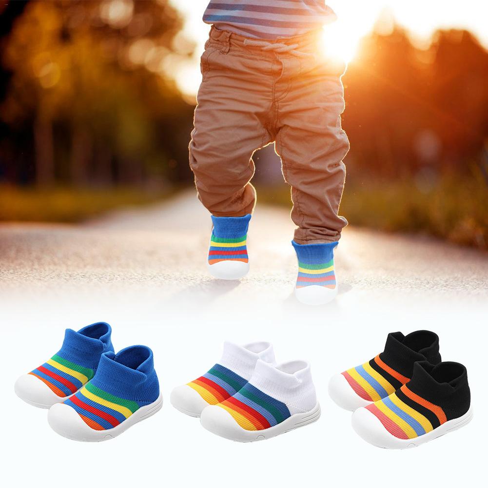 Gymschoenen Heren Sneaker Winter Kinderen Peuter Schoenen Baby Jongens En Meisjes Platte Katoenen Schoenen Haaklus Warm en Comfortabel Schattig Cartoon Joggingpak Baby Jongens, G, 19 EU