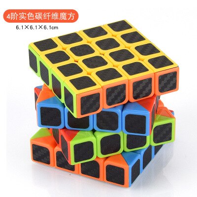 Qiyi 3*3*3 Cubo Professionale Cubo Magico Speedcube Puzzle Magia Cubi Educativo Cubo Di Puzzle Giocattoli Per I Bambini giocattoli Per Adulti: MULTI