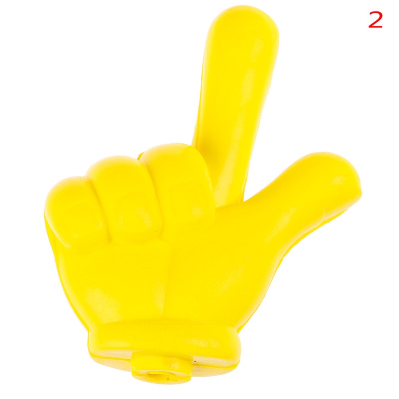 10cm Cute Yellow Finger Car Antenna Topper Eva Decorative Car Topper Balls: 2