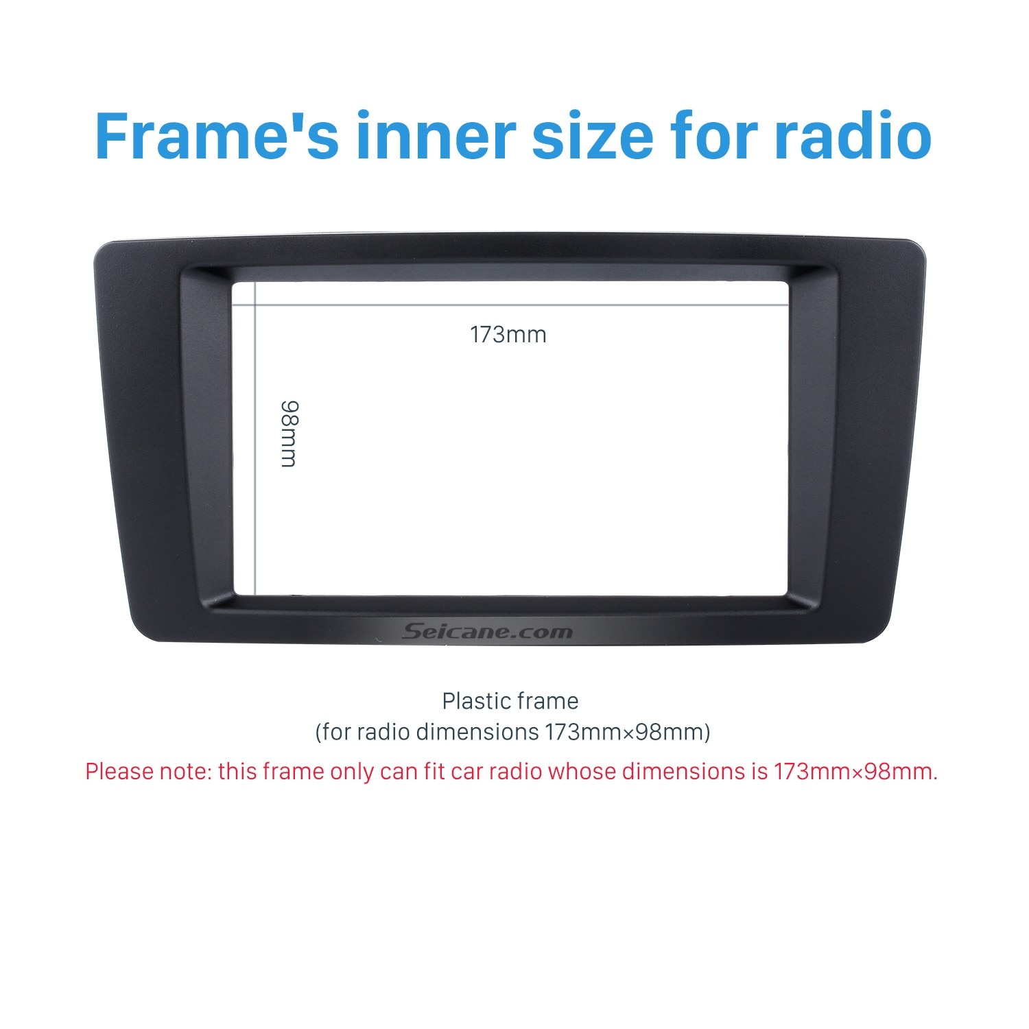 Seicane Double Din Stereo Dash Installation Trim k... – Grandado