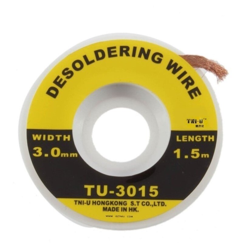 Copper Desoldering Wire for Removing Tin Solder Suction of Solder Desoldering Braid Solder Remover Rosin Code