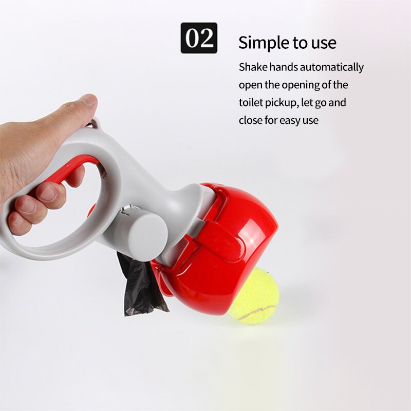 Pet Poop Picker 2 In 1 Portable Pet Poop Clipper Dog Feces Waste Picker Cleaning Supplies Essentials For Go Out Walk The Dog