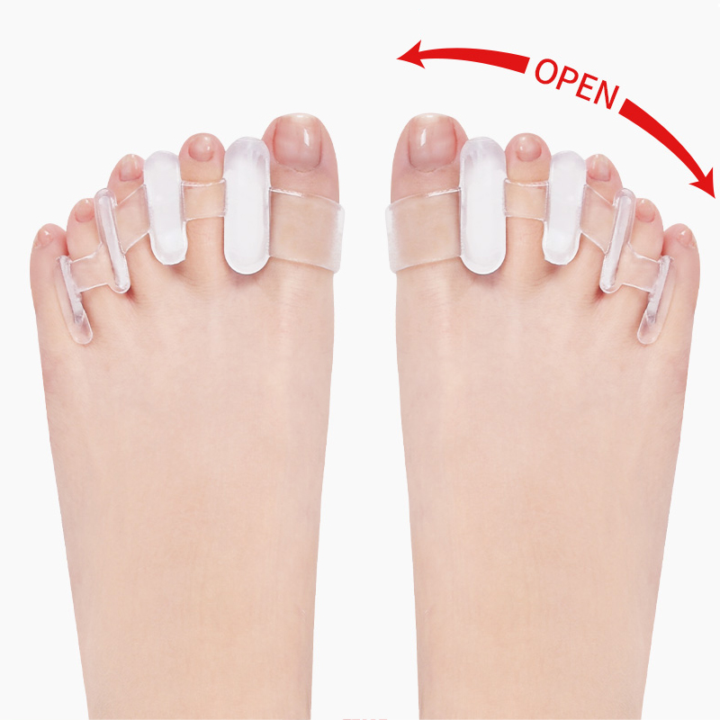 Silikon Zehen Separator Bunion Knochen Ektropion Einsteller Zehen Außen gerät Fußpflege Werkzeuge Hallux Valgus Korrektor
