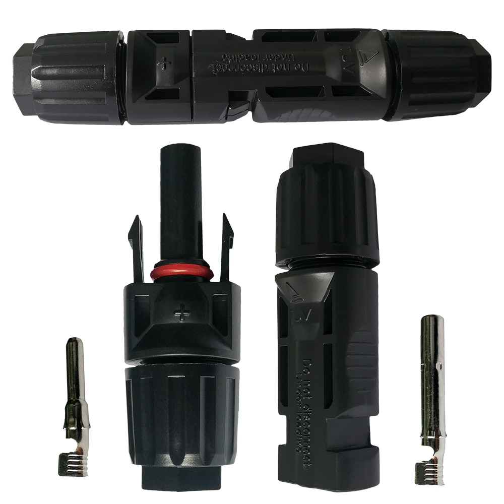 Easun makt 10 par kontakt solconnector solcellepanelkontakter hann og kvinne  ip67 tuv 1000 vdc  ul 600 vdc solenergi
