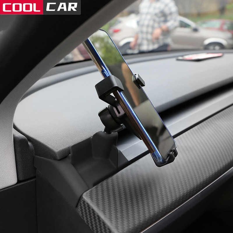 Car Accessories For Tesla Model 3 Stand Mount Air Vent A Pillar Cradle Cell Phone Holder Support