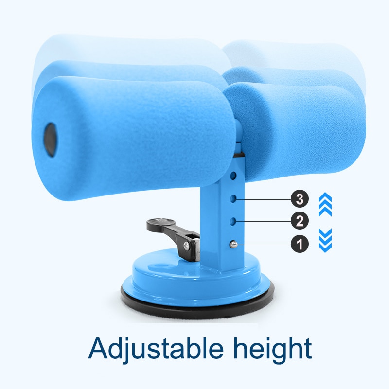 Abdominal free exercise dumbbell bar Adjustable Sit Up Suction Bar Core Workout Assistant Muscle Training Home for Women