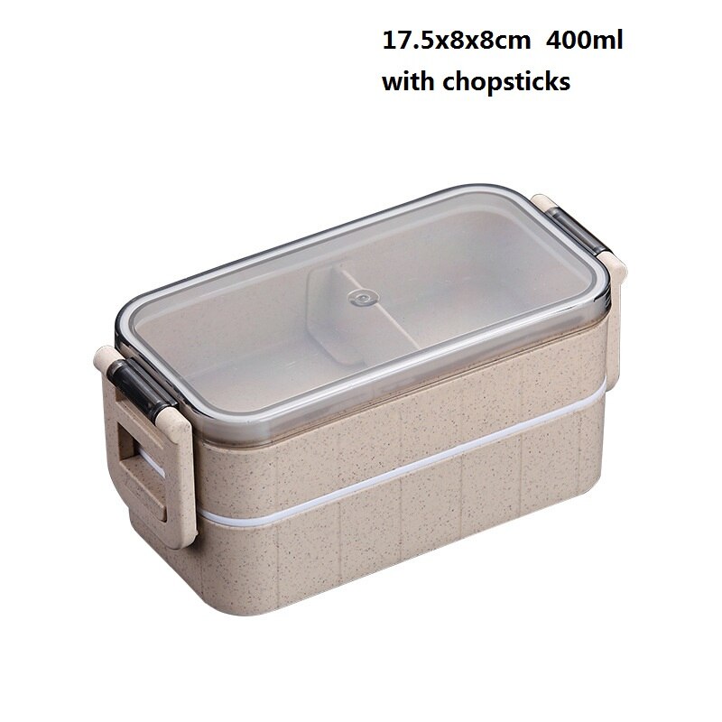 3-Layer Creatieve Plastic Lunchbox Voedsel Containers Magnetron Bento Lubox Voor Student Draagbare Voedsel Storage Case Picknick Wandelen