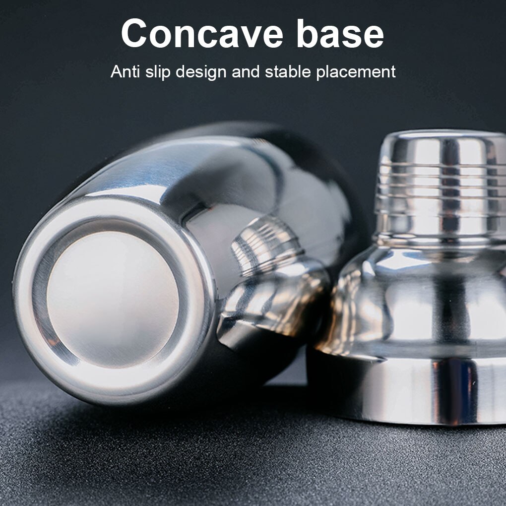 Edelstahl Cocktail Shaker Mixer Wein Martini Boston Shaker Für Bartender Trinken Partei Bar Werkzeuge 250ML/350ML/550ML/750ML