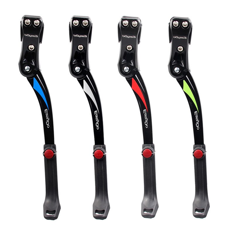 Adjustable Bicycle Kickstand Mountain Bike MTB Aluminum Side Rear Kick Stand Fit for 24 "-29" Mountain Bike Cycling Parts