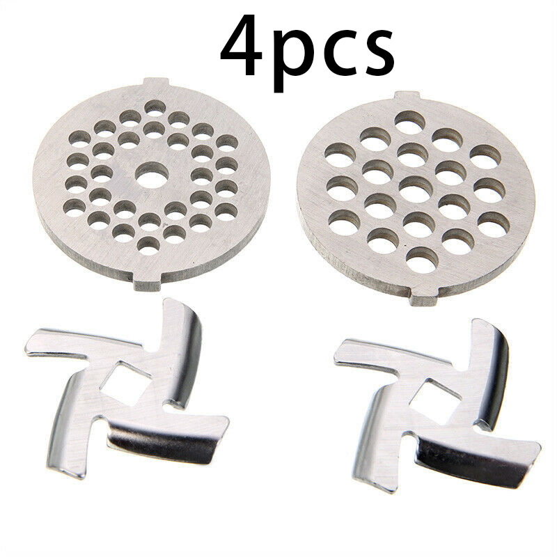 2x Cutter Cutting Blade + 2x Meat Chopper Plates M... Grandado