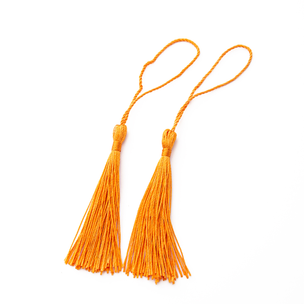 20 unids/lote marcapáginas flecos de borlas para colgantes hechos a mano DIY llavero artesanías accesorios para hacer joyas dijes suministros de Material: Verde