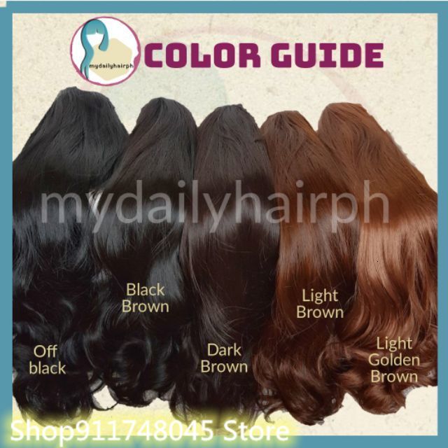 Cola de Caballo , 24 ", recta o ondulada (4 sombras)