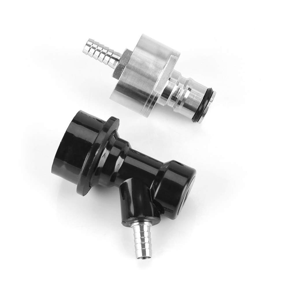 304 Stainless Carbonation Cap w/ 5/16" Barb, Ball Lock Type, fit soft drink PET bottles, Homebrew Kegging