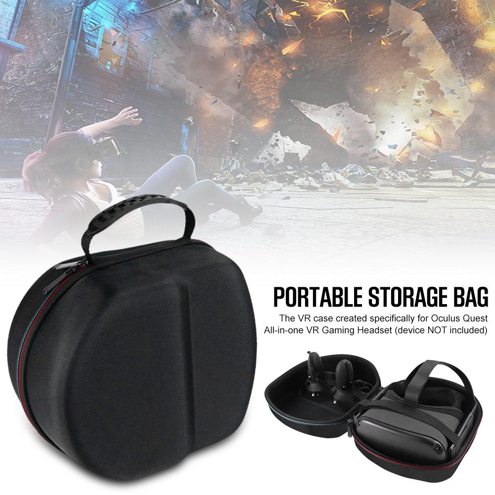 Hard Travel Carry Case All-in-one VR Gaming Headset And Controller Accessories Protective Storage Box Bag For Oculus Quest