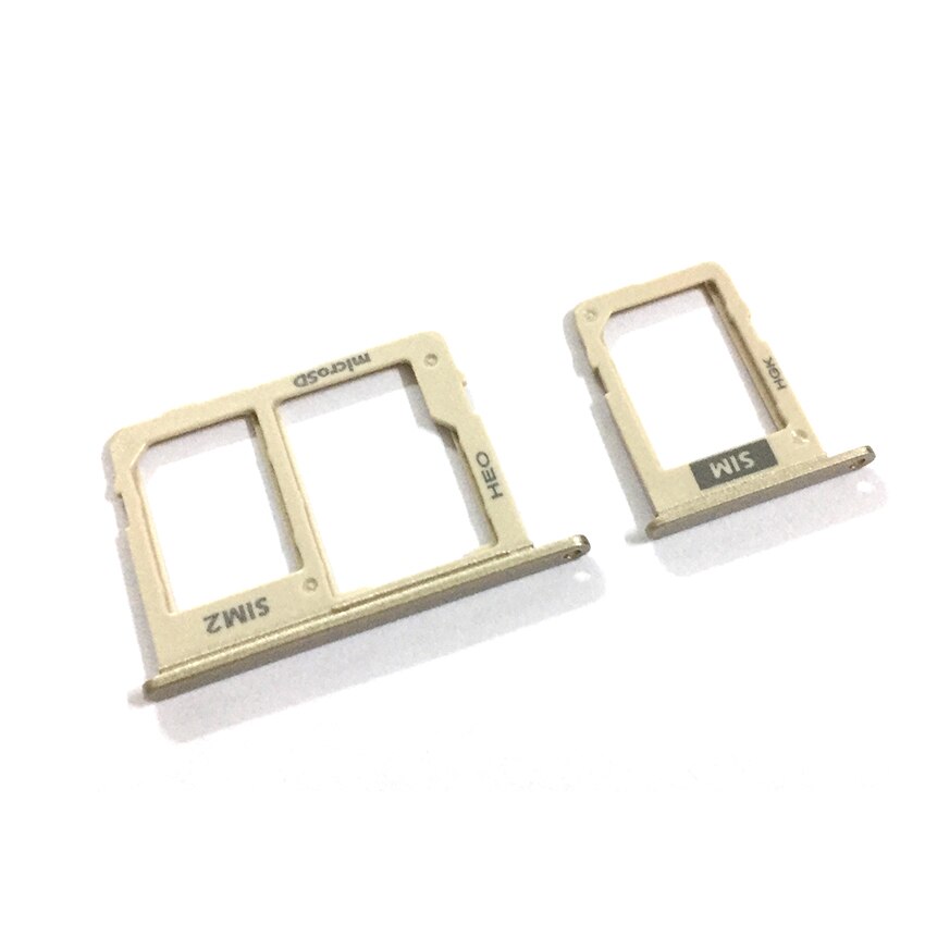 Soporte de bandeja Sim para Samsung Galaxy J8 J810 J810F bandeja de tarjeta SIM soporte de ranura piezas de reparación de enchufe adaptador