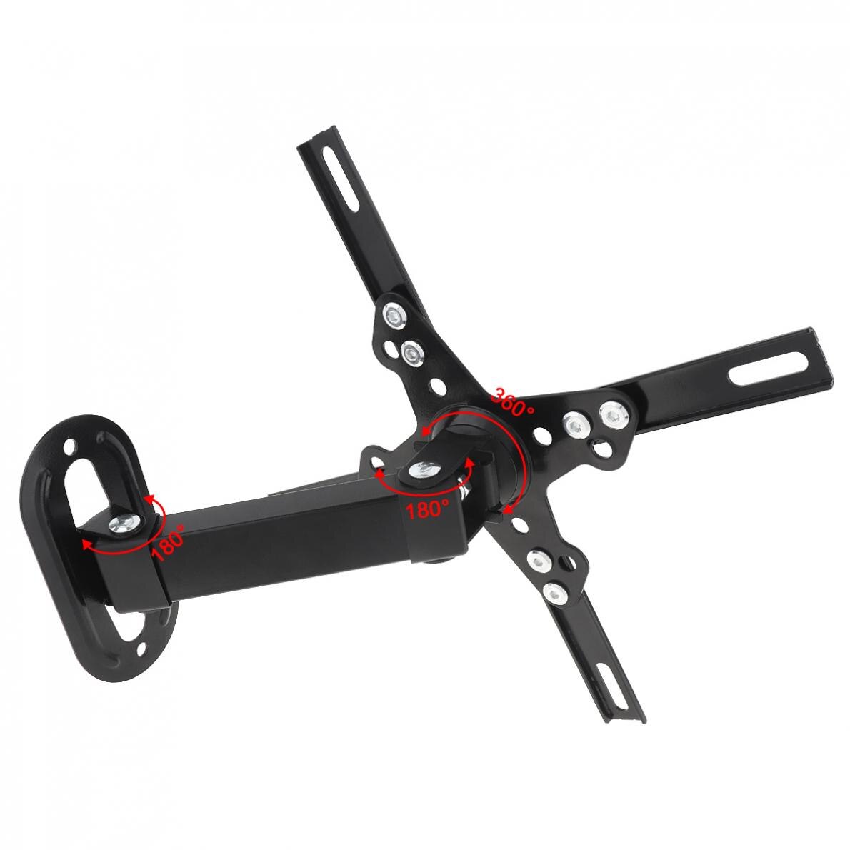 Universal 12KG Adjustable TV Wall Mount Bracket Flat Panel TV Frame Support 30 Degrees with Small Wrench for 14 - 32 Inch