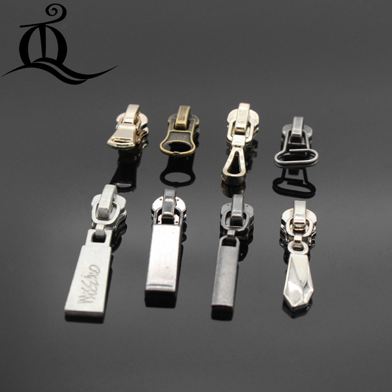 3# 10 stuks ritsmix metalen ritstrekkers ritskop voor metalen rits handtas/rugzak/kleding/naaigereedschappen 323