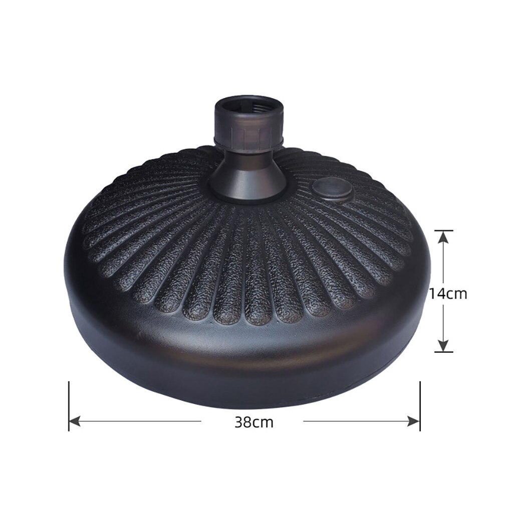 Portable Outdoor Parasol Garden Umbrella Base Stand Round Patio Beach Garden Patio Umbrella Support Sun Shelter Accessory