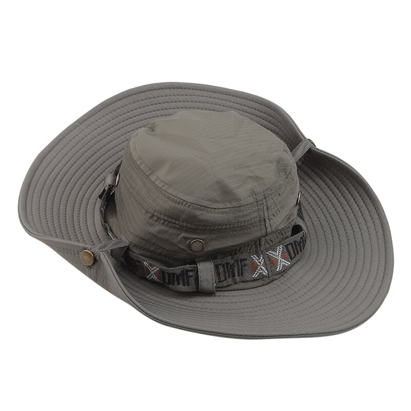 Sombreros de Sol de Color liso con tapa de pesca al aire libre para hombre y mujer, gorros de ala ancha Anti-UV para playa, sombrero de cubo para mujer, para acampada y senderismo