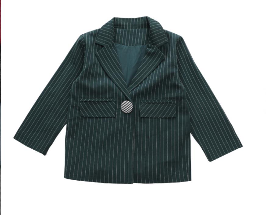 Meisjes baby gestreepte trenchcoats lente herfst merk goede jassen tops tiener bovenkleding top 4-16y