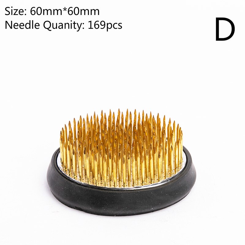 Japanse Ikebana Kenzan Pin Art Vaste Gereedschap Bloem Insert Base Holder Pin Lood Koperen Naald Pin Bloem Regelen Tool: D