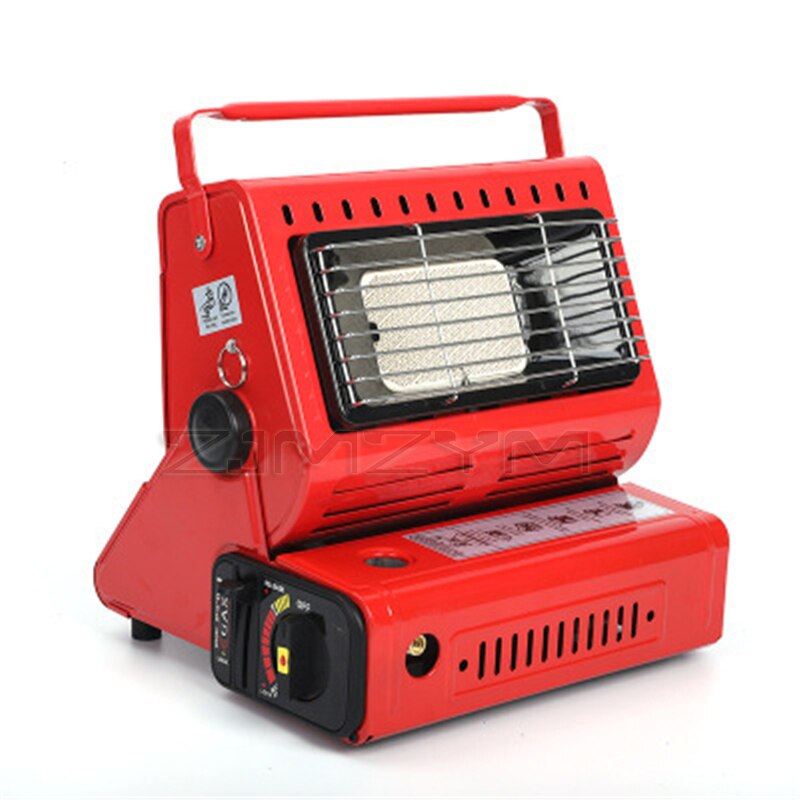 Chauffage Portable pour tente de Camping en hiver, réchaud pour voiture, intérieur et extérieur, chauffage au gaz: red