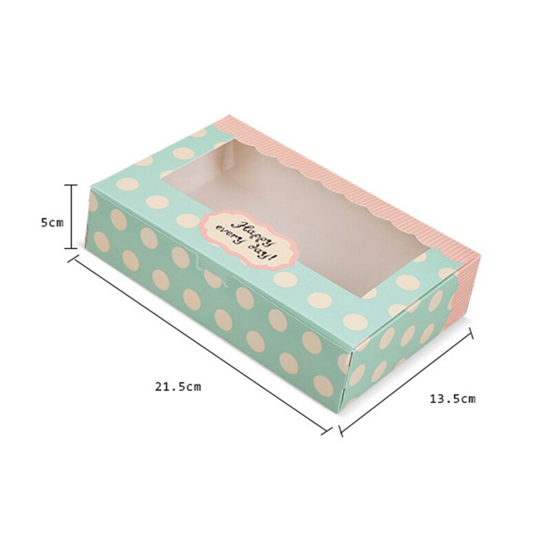 6 Stuks Van Papier Taart Dozen Voor Cupcakes Koekjes Gebak Dozen Bakkerij Container Set