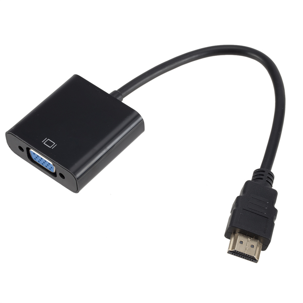 1080P Hd Hdmi Naar Vga Kabel Converter Met Audio Voeding Hdmi Male Naar Vga Female Converter Adapter Voor tablet Laptop Pc Tv: A