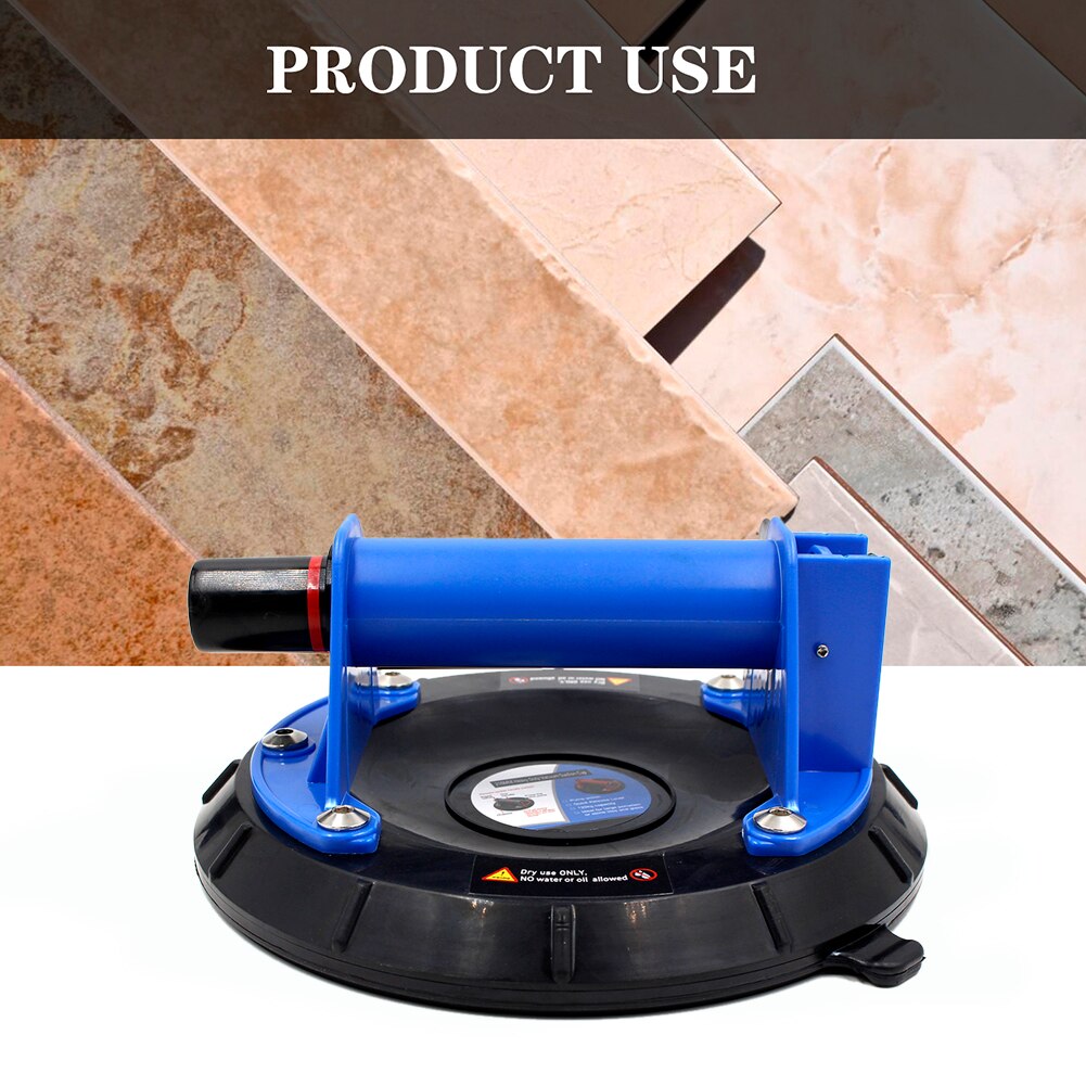 8 inch Vacuum Suction Cup Heavy Duty Lifter Rubber Suction Cup Heavy Duty Vacuum Lifter for Granite Tile Glass Manual Lifting