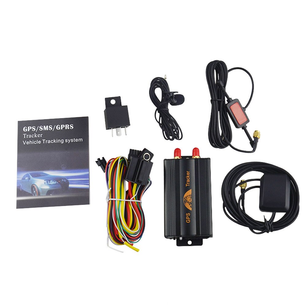 Gps Voertuig Tracker GPS103A + TK103A + Ondersteuning Dual Sim-kaart, Gps + Lbs Track: Without box