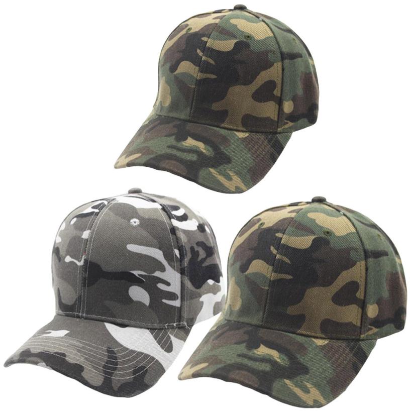 Womail hatte kasketter hat til piger drenge baseball kasket justerbar unisex camouflage baseball kasket hat  yw0509