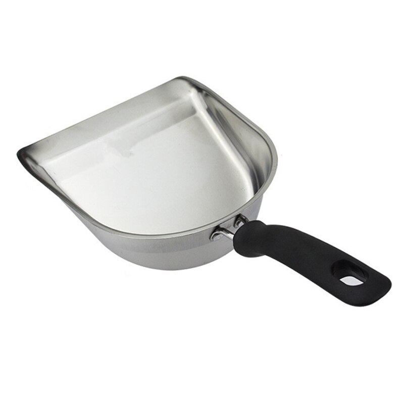 Mini Stainless Steel Garbage Shovel Small Handheld Dustpan Portable Tool for Home Bedroom office Desktop Trash Cleaning Gadget