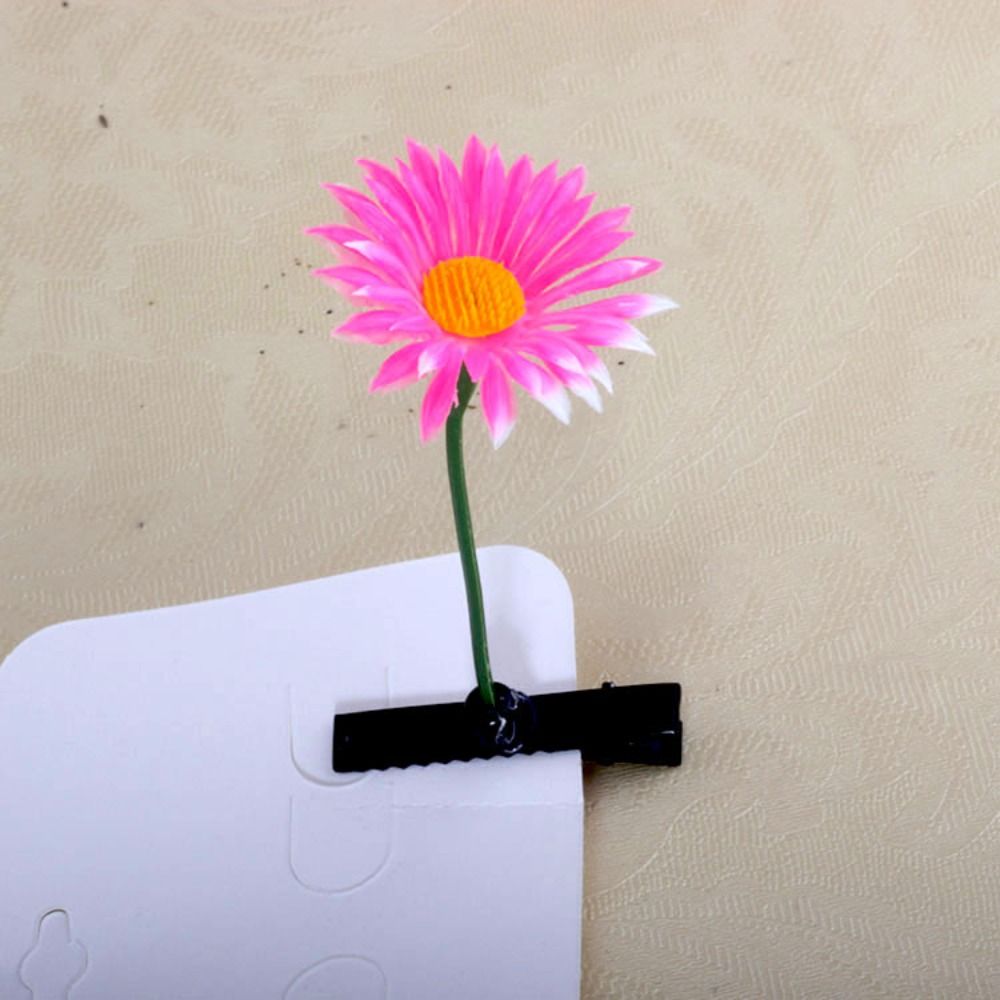 1Pair Simulation Bean Sprout Hair Clip Cherry Butterfly Flower Plant Hairpins Hair Accessories Funny Cartoon Duckbill Clips