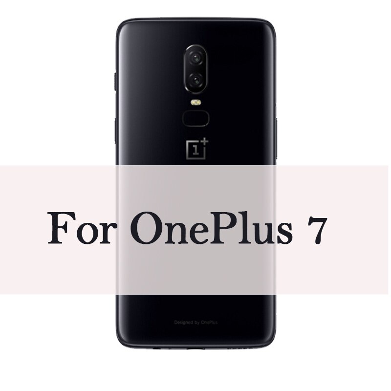 Anti-fingerprint HD Transparent Back Film Sticker For OnePlus 6 6T 7 7 Pro Dustproof Waterproof Skin Back Screen Protector Films: For OnePlus 7