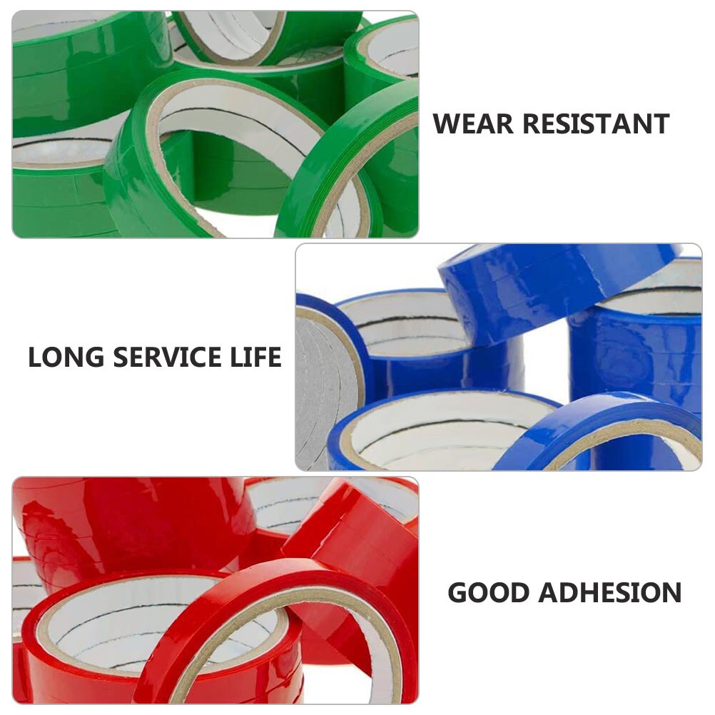 18 Pcs Poly Bag Sealing Tape Clear Bag Sealing Tape Premium Sealing Tape 12mm