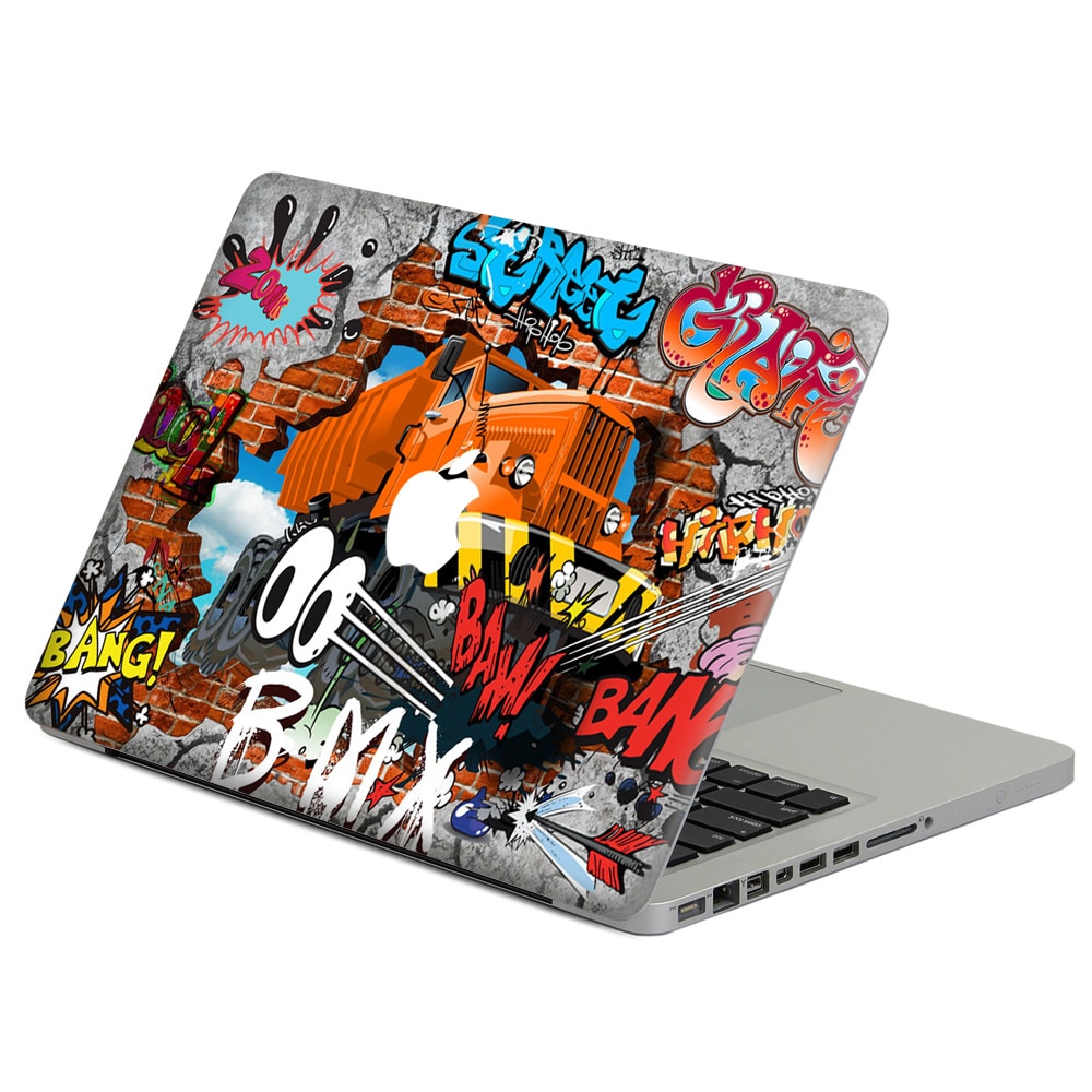Graffiti rock store øjne! laptop mærkat klistermærke skin til macbook air pro retina 11 " 13 " 15 " vinyl mac cover krop fuld cover skin