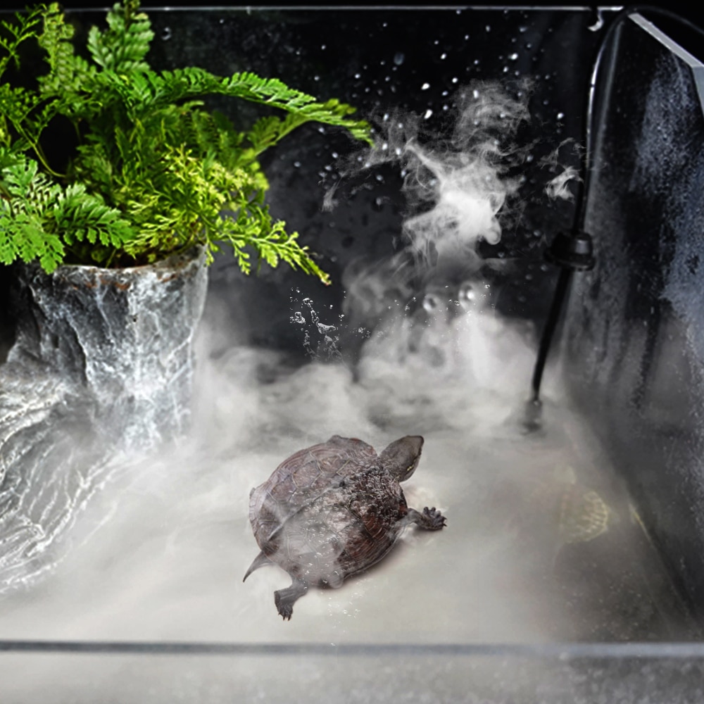 Senzeal Aquarium Ultraschall-luftbefeuchter Nebel-hersteller Fogger Vernebler Zerstäuber Kopf Fisch Panzer Dekoration