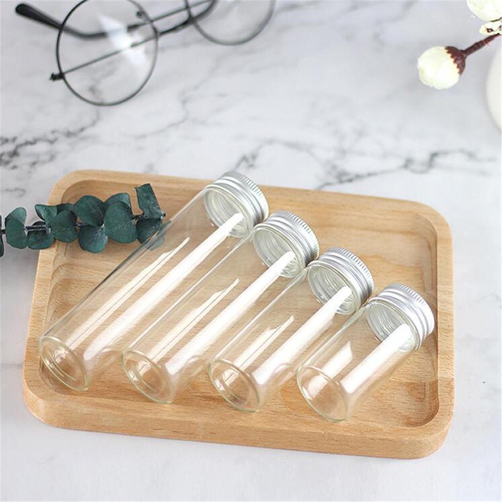 24PCS/lot Transparent Glass Bottles 30mm Aluminum ... – Vicedeal