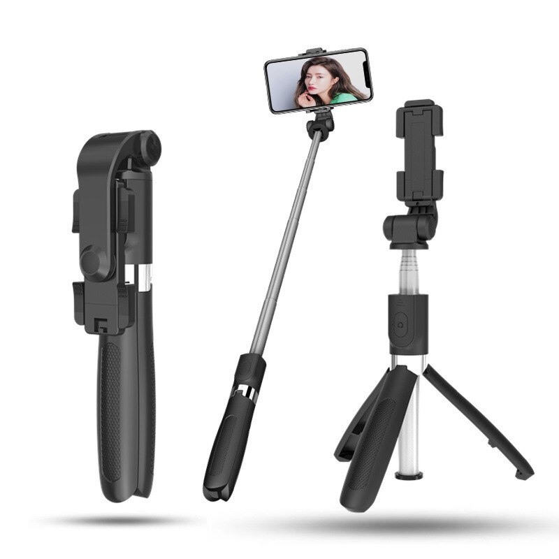 Mini Wireless Bluetooth Selfie Stick For Iphone/Android/Huawei Foldable Handheld Selfie Stick Shutter Remote Extendable Tripod