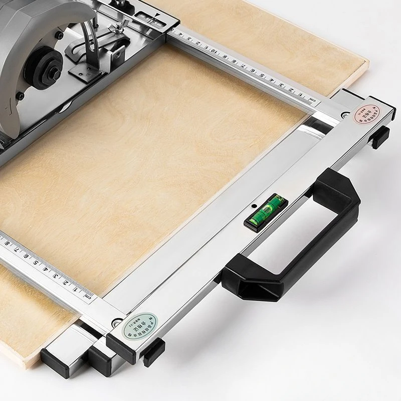 Guide de coupe pour scie circulaire, Rail de guidage pour fraisage du bois, outils de panneau de support de positionnement et accessoires de scies de Table pour Machine